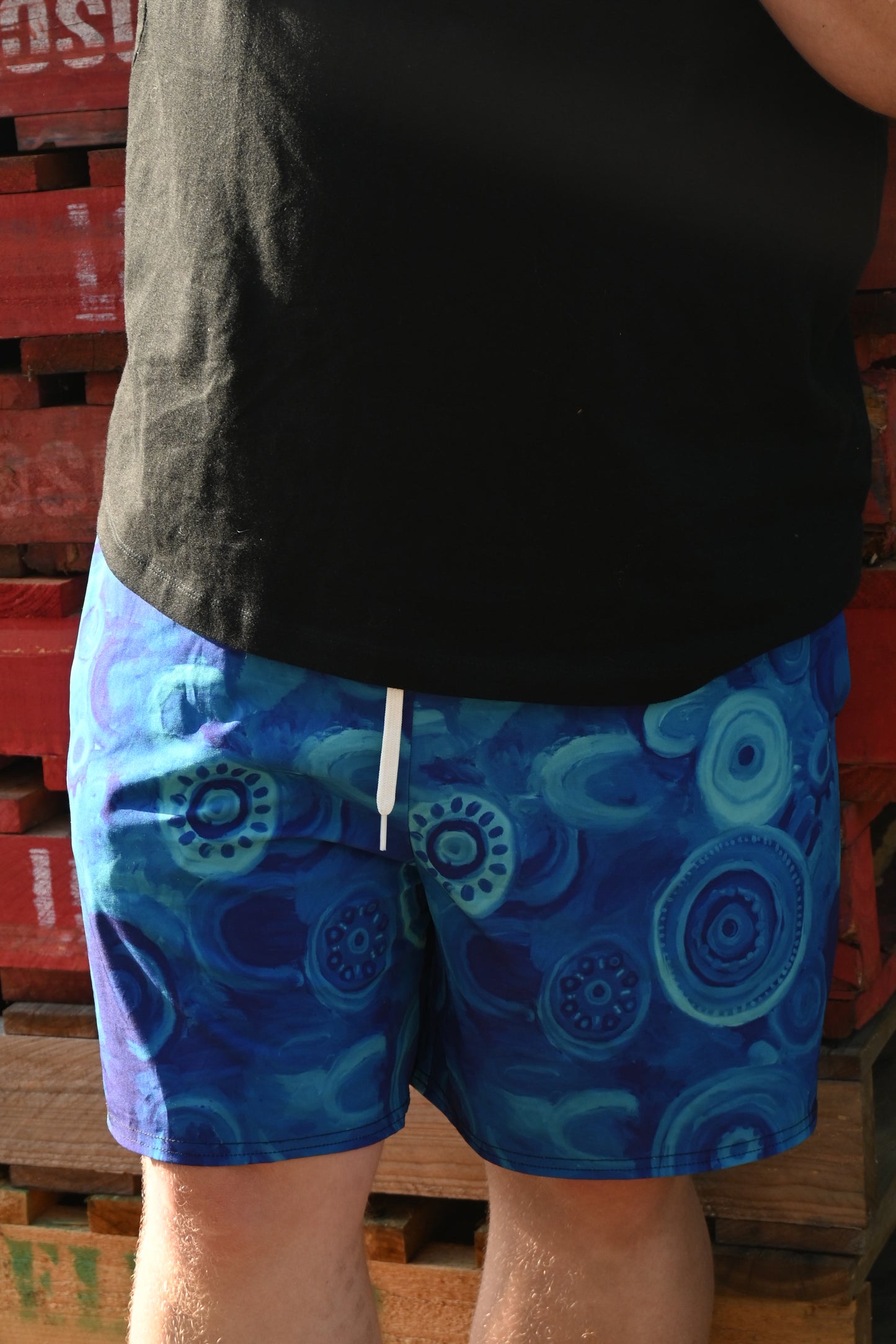 “Ocean” adult shorts