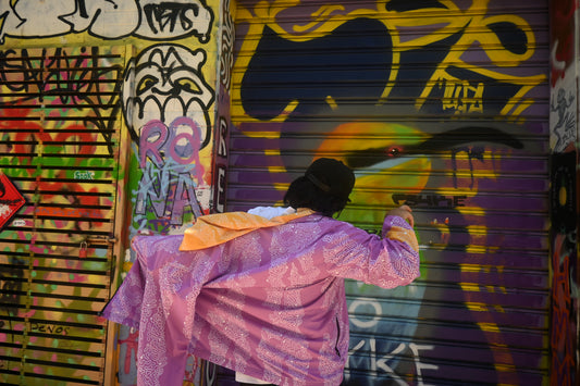 “Trails” two-toned adults windbreaker